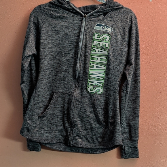 NFL Tops - NFL Team  Seahawks Apparel Women's Gray Hoodie